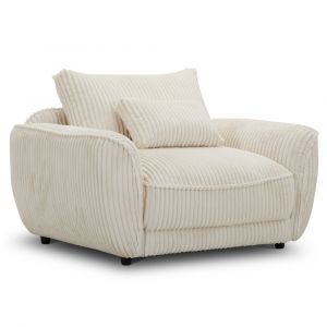 Parker House - Utopia - Mega Ivory Chair and A Half - with Lumbar Pillow - SUTP#912-MGIV