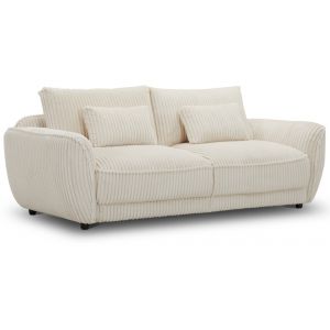 Parker House - Utopia - Mega Ivory Sofa - 2 cushion seat with Lumbar Pillow - SUTP#932-MGIV