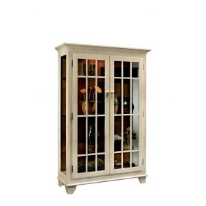 Philip Reinisch Co - Color Time Monterey Two Door Display Cabinet In Sandshell White - 98858