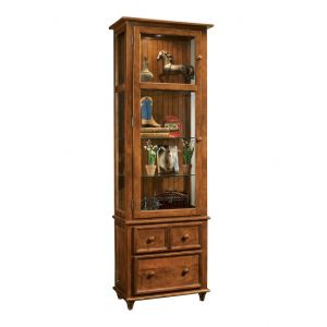Philip Reinisch Co - Color Time Vista Display Cabinet In Chestnut - 73262