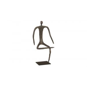 Phillips Collection - Abstract Figure on Metal Base, Bronze Finish, Leg Folded - TH96036