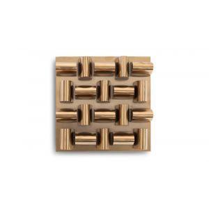 Phillips Collection - Arete Wall Tile, Plated Brass Finish - CH72543