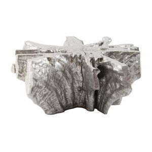 Phillips Collection - Asterisk Cast Root Coffee Table, Silver Leaf - PH67496