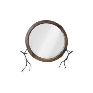 Phillips Collection - Atlas Mirror, Chamcha Wood, Natural, Metal - TH100569