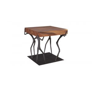 Phillips Collection - Atlas Side Table, Chamcha Wood, Natural, Metal - TH101824