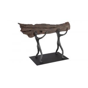 Phillips Collection - Atlas Tabletop Sculpture, Log Lift, With Base - TH100851