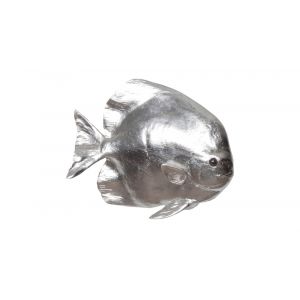 Phillips Collection - Australian Bat Fish Wall Sculpture, Resin, Silver Leaf - PH64557