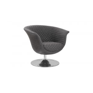 Phillips Collection - Autumn Swivel Chair, Vintage Dark Gray - PH103736