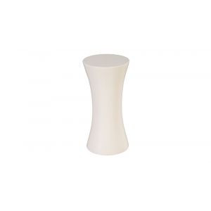 Phillips Collection - Ave Pedestal, Gel Coat White, SM - PH80617