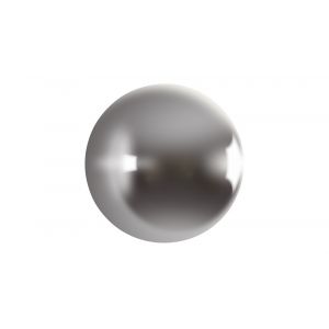 Phillips Collection - Ball on the Wall, Large, Polished Aluminum Finish - PH60522