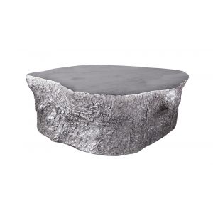 Phillips Collection - Bark Coffee Table, Silver Leaf - PH63166