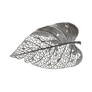 Phillips Collection - Birch Leaf Wall Art, Silver, XL - TH108527