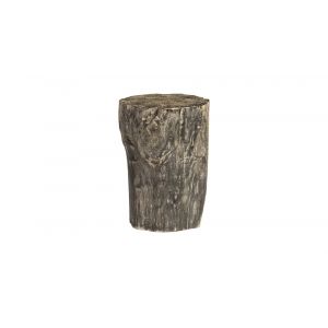 Phillips Collection - Black Wash Stool, Round - ID85088