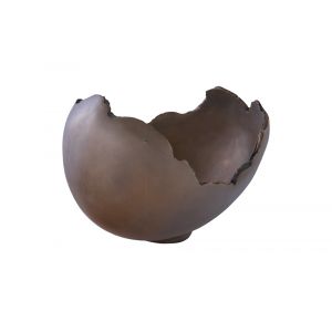 Phillips Collection - Burled Bowl, Resin, Bronze Finish - PH64449