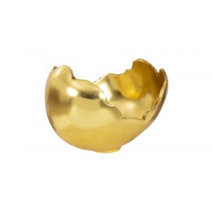 Phillips Collection - Burled Bowl, Resin, Gold Leaf Finish - PH56701