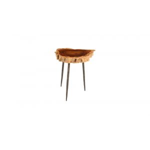 Phillips Collection - Burled Side Table, Forged Legs - TH81211