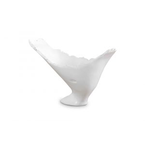 Phillips Collection - Burled Vase, Glossy White - PH63144
