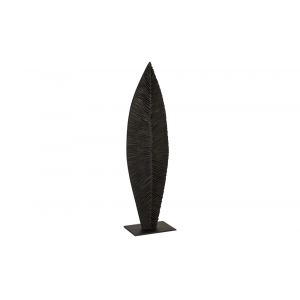 Phillips Collection - Carved Leaf on Stand, Burnt, MD - TH89172