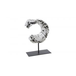 Phillips Collection - Cast Eroded Wood Circle on Stand - PH102832