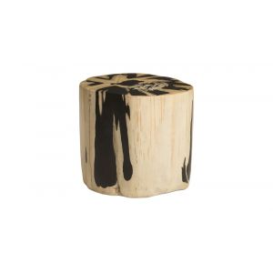 Phillips Collection - Cast Petrified Wood Stool, Resin - PH85494