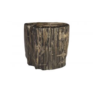 Phillips Collection - Cast Petrified Wood Stool, Resin - PH89727