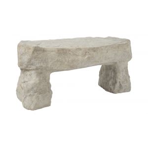 Phillips Collection - Cast Stone Bench, Roman Stone - PH102343