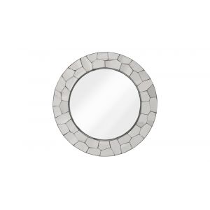 Phillips Collection - Crazy Cut Mirror, Round, Stainless Steel - PH100868