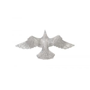 Phillips Collection - Dove Wall Art, Silver Leaf - PH97638