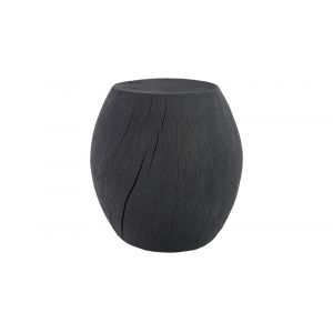 Phillips Collection - Drum Stool, Resin, Charred - PH67660