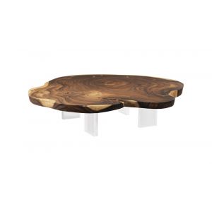 Phillips Collection - Floating Coffee Table with Acrylic Legs, Natural, Size Varies - TH69602