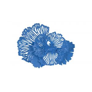 Phillips Collection - Flower Wall Art, Small, Blue, Metal - TH101833