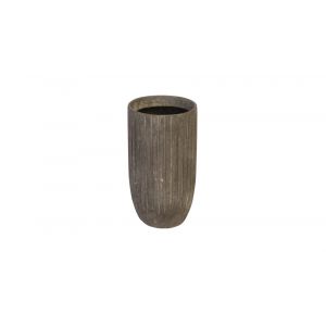 Phillips Collection - Fluted Planter, Small, Gray - PH97033