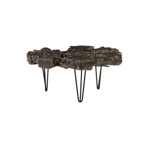 Phillips Collection - Flux Coffee Table, Black Wash Finish - ID85099