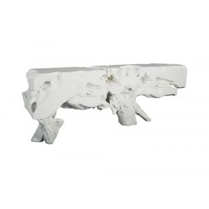 Phillips Collection - Freeform Console Table, Gel Coat White, Extra Large - PH83575