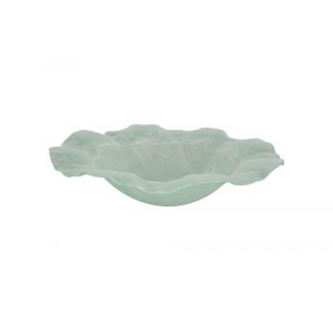 Phillips Collection - Frosted Leaning Glass Bowl, LG - ID76848