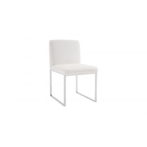 Phillips Collection - Frozen Dining Chair, Corduroy White - PH103733