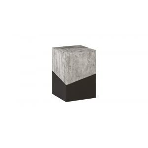 Phillips Collection - Geometry Side Table, Gray Stone - TH97560