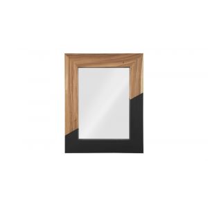 Phillips Collection - Geometry Wood Mirror, Natural,Black - TH105235
