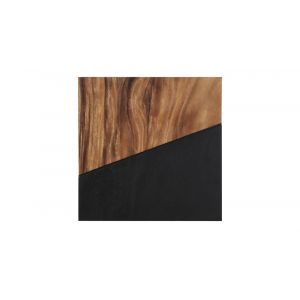 Phillips Collection - Geometry Wood Wall Tiles, Chamcha Wood, Natural, Black - TH99989