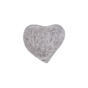 Phillips Collection - Heart Wall Tile, Chamcha Wood, Gray Stone Finish - TH99500