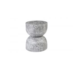 Phillips Collection - Hour Glass Side Table, Gray Stone - TH99995