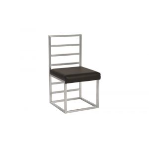 Phillips Collection - Ladder Dining Chair , Gray/Silver Finish - ID96164