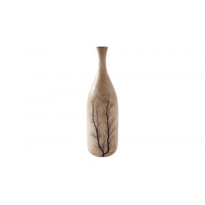 Phillips Collection - Lightning Bottle, Mango Wood, Curved Neck - TH97710