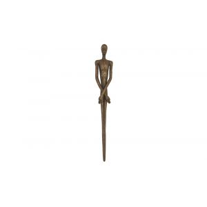 Phillips Collection - Lloyd Wall Sculpture, Resin, Bronze Finish - PH95571