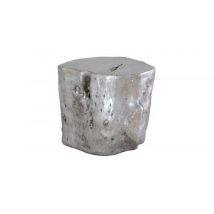 Phillips Collection - Log Stool, Silver Leaf, LG - PH56279