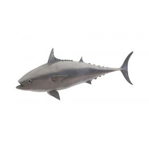 Phillips Collection - Mackerel Fish Wall Sculpture, Resin, Polished Aluminum Finish - PH64550