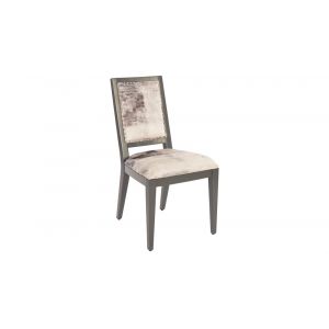 Phillips Collection - Mesmerize Dining Chair, Mist Gray, Gray Wooden Legs - PH81457