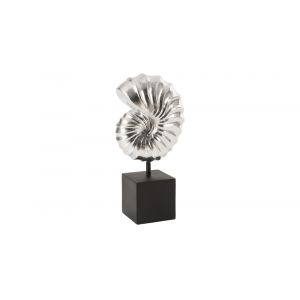 Phillips Collection - Nautilus Shell on Base, Silver Leaf - PH80660