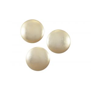 Phillips Collection - Orb Wall Tiles, Set of 3, Gold Leaf - PH62441