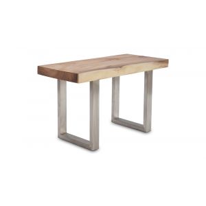Phillips Collection - Origins Straight Edge Bench, Small, Stainless Steel Legs - TH72518